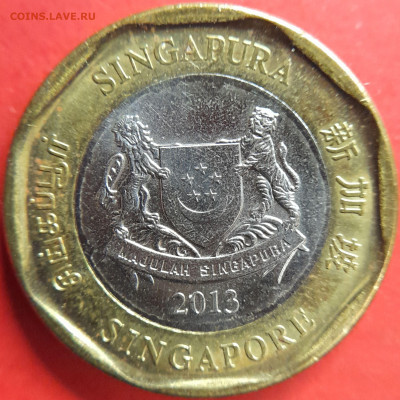 Сингапур – 2013 – 1 доллар  – до 22:00, 18.11.2023 - 2013-1