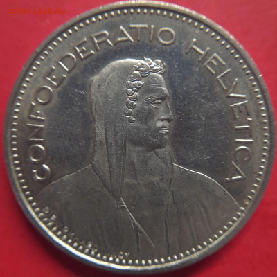 Швейцария – 5 франков, 1996 – до 22:00, 19.11.2023 - 5 франков-1996-1