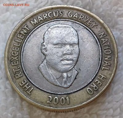 Ямайка 20 долларов 2001 28.11 22:00 мск - Ямайка 20 долларов 2001 20220620_143828