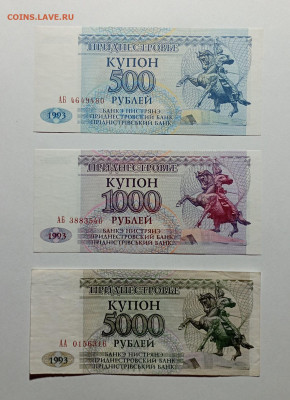 Приднестровье, 9 банкнот 1993 и 1994 годов - IMG_20231130_170541_u2MCXbfS25