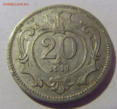 20 геллеров 1911 Австрия №4 12.01.24 22:00 М - CIMG2245.JPG