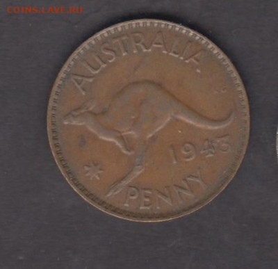 Австралия 1943 1п (фауна ) до 15 01 - 65