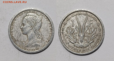Французская Западная Африка 1 франк 1948 г - 17.01 - IMG_20240113_081114