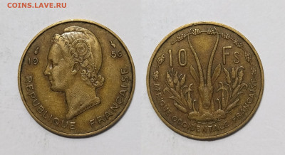 Французская Западная Африка 10 франков 1956 г - 17.01 - IMG_20240113_081129