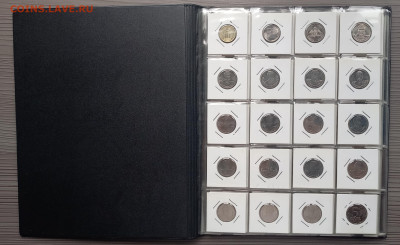 Альбом для хранения 200 монет в холдерах 10 л. по 20 ячечеек - 4