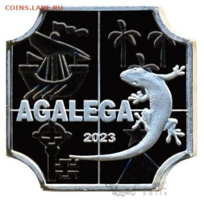 Монеты с Корабликами - Агалега (1)