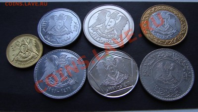 Наборы иностранных монет, ходячка, унц, 37 стран - Сирия 2