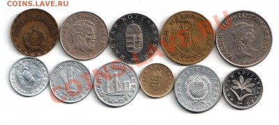 Монеты Венгрии и Франции - венгав