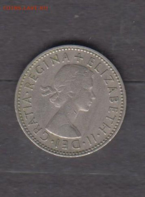 Великобритания 1957 1 шиллинг до 27 02 - 182а