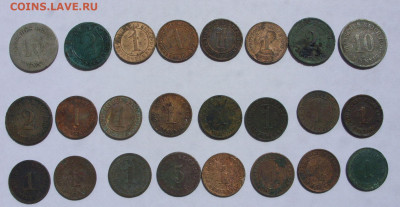 32 монеты копанина Германия. 19-20 век. - 24 монеты Германия 19-20 век - 1