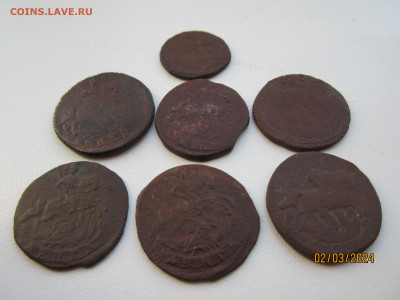 7 монет Полушка и Денги 1759-1769 до 07.03.24 22:30 МСК - IMG_1692.JPG