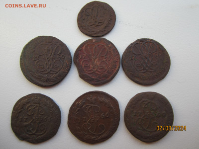 7 монет Полушка и Денги 1759-1769 до 07.03.24 22:30 МСК - IMG_1683.JPG