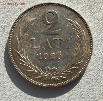 Латвия 2 лата 1926 - 3-2
