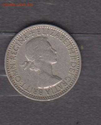 Великобритания 1953 1 шиллинг (Шотландский герб) до 07 03 - 179а