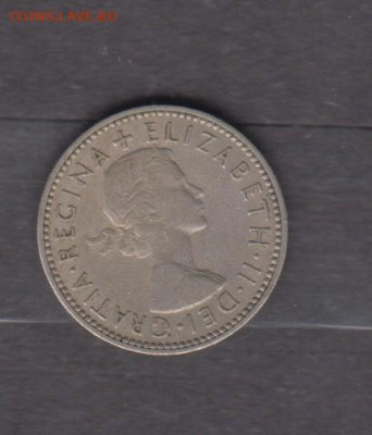 Великобритания 1956 1 шиллинг (Шотландский герб) до 07 03 - 180а