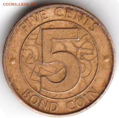 5 центов 2014 (Bond Coin) - 010