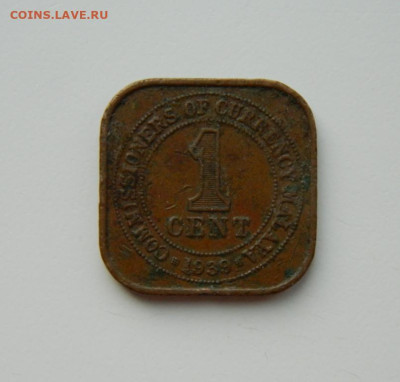 Британская Малайя 1 цент 1939 г. до 19.03.24 - DSCN5045.JPG