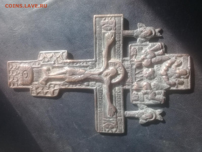 Крест киотный с херувимами и орнаментом на обратке - 20240315_103000
