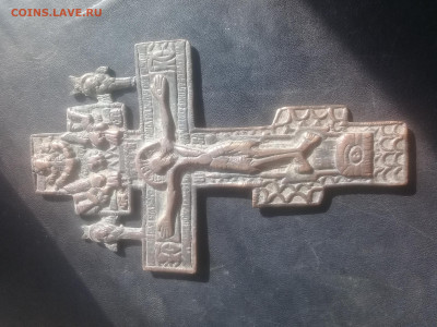Крест киотный с херувимами и орнаментом на обратке - 20240315_103019