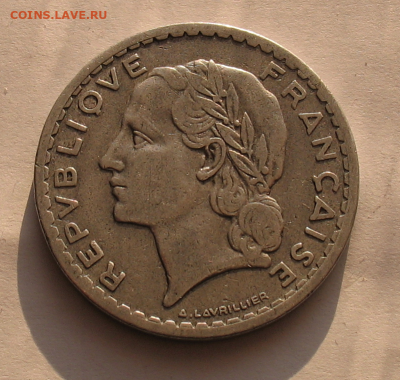 Франция 5 франков(аллюминий)1949 до 30.03.24г.22.00ч. - Франция 5