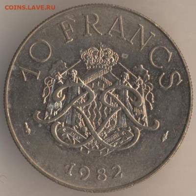 Рассказ об истории денежного обращения княжества Монако - 17