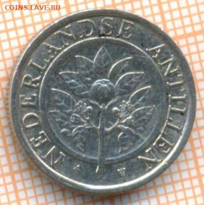 Нидерландские Антиллы 25 центов 1989 г., до 08.04.2024 г. в - НидАнтиллы 25 центов 1989 628а