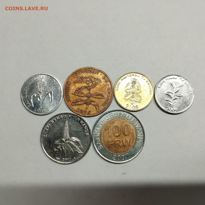 6 монет Руанды, до 20.04.24г. - IMG_20240417_144618