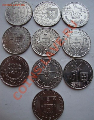 Монеты кронового размера - 100-Escudo-01