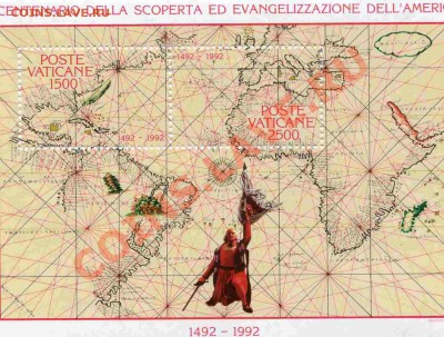 Блоки марок: Румыния, Ватикан. - scan 0