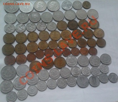 Монеты разных стран, в т.ч. из серебра (пополняемая) - 120
