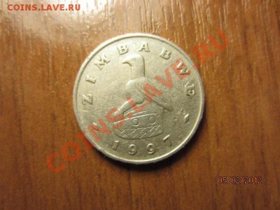 ЗИМБАБВЕ  20 центов 1997. - IMG_2452