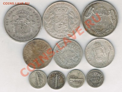 Лот монет старой Европы и Америки, серебро! - CCI27022012_00008